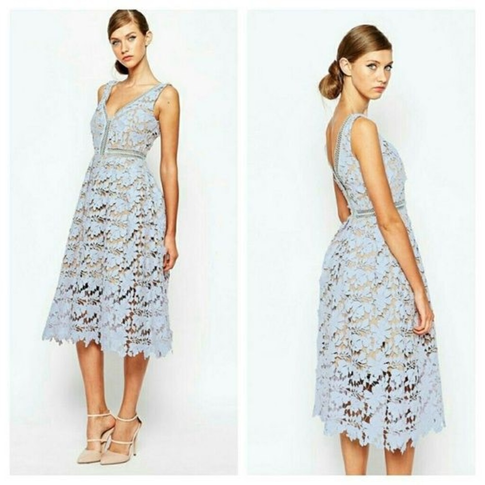 Romeo & Juliet Couture Lace Midi Dress